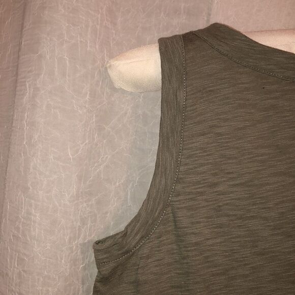 Talbots S Sage Green Button Front V Neck Knit Cardigan and XS Tank Set - Picture 8 of 13